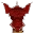Cabeza de Dragón Rojo